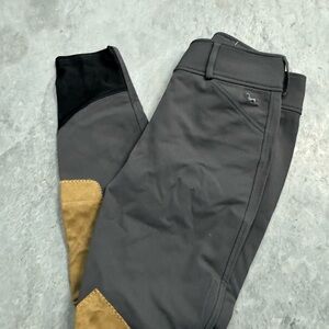 Gray/Tan Knee Patch RJ Classics Breeches